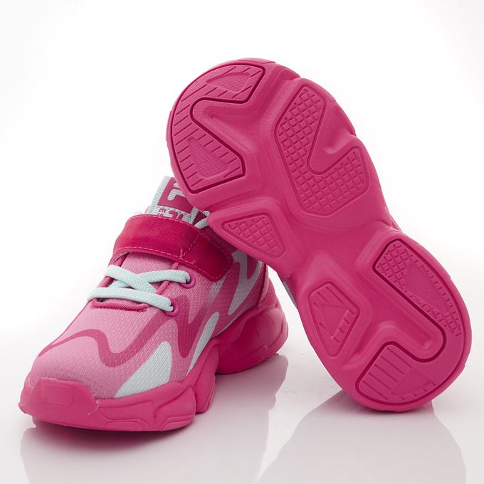 FILA - FILA電燈運動鞋-2-J824X-221桃(中小童段)-運動鞋-桃