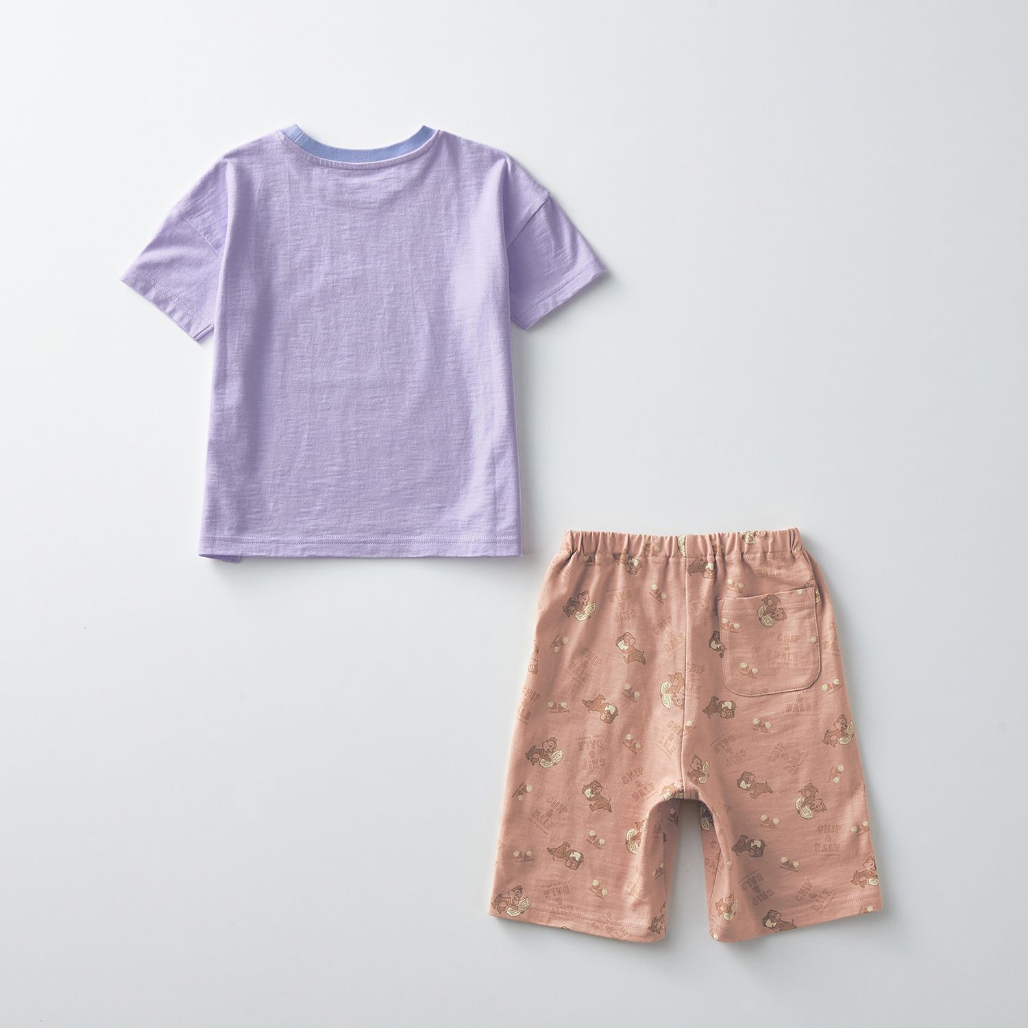 日本千趣會 - 迪士尼 純棉涼爽短袖家居服/睡衣-唐老鴨-深藍x灰