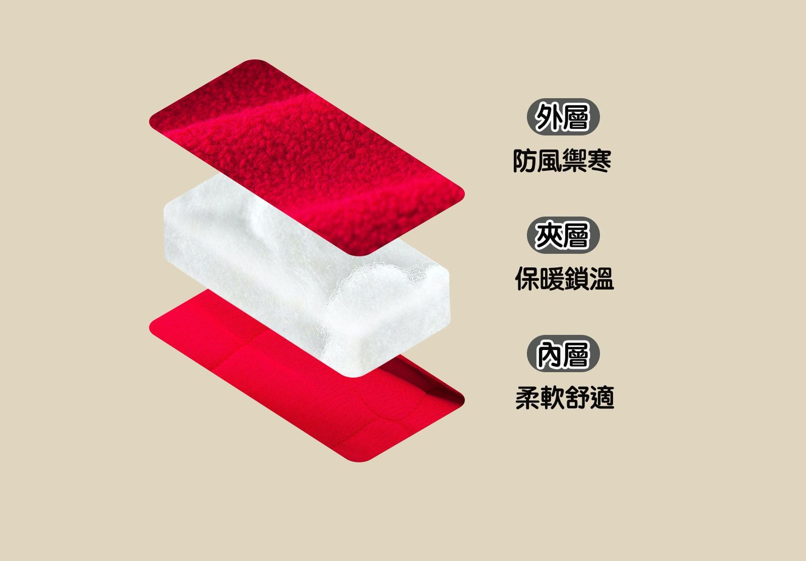 唐裝風夾棉長袖外套-英文字+年獸-深藍色