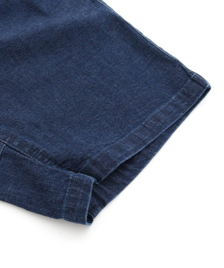 日本 BREEZE - 彩色標籤腰束口休閒短褲-軍綠