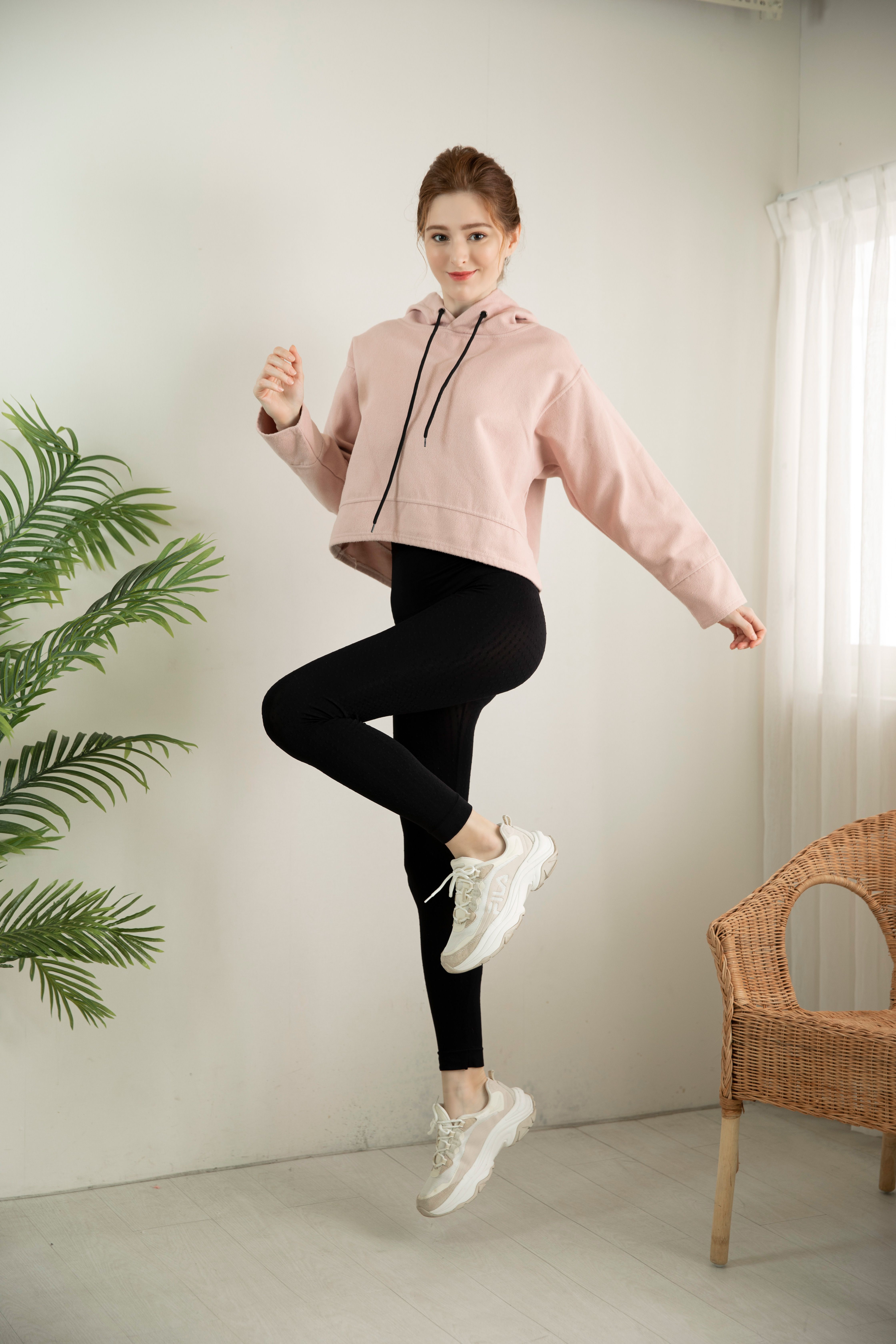 香茉 CHANMODE - 美尻蜜大腿能量立塑褲-黑-內搭褲x1件