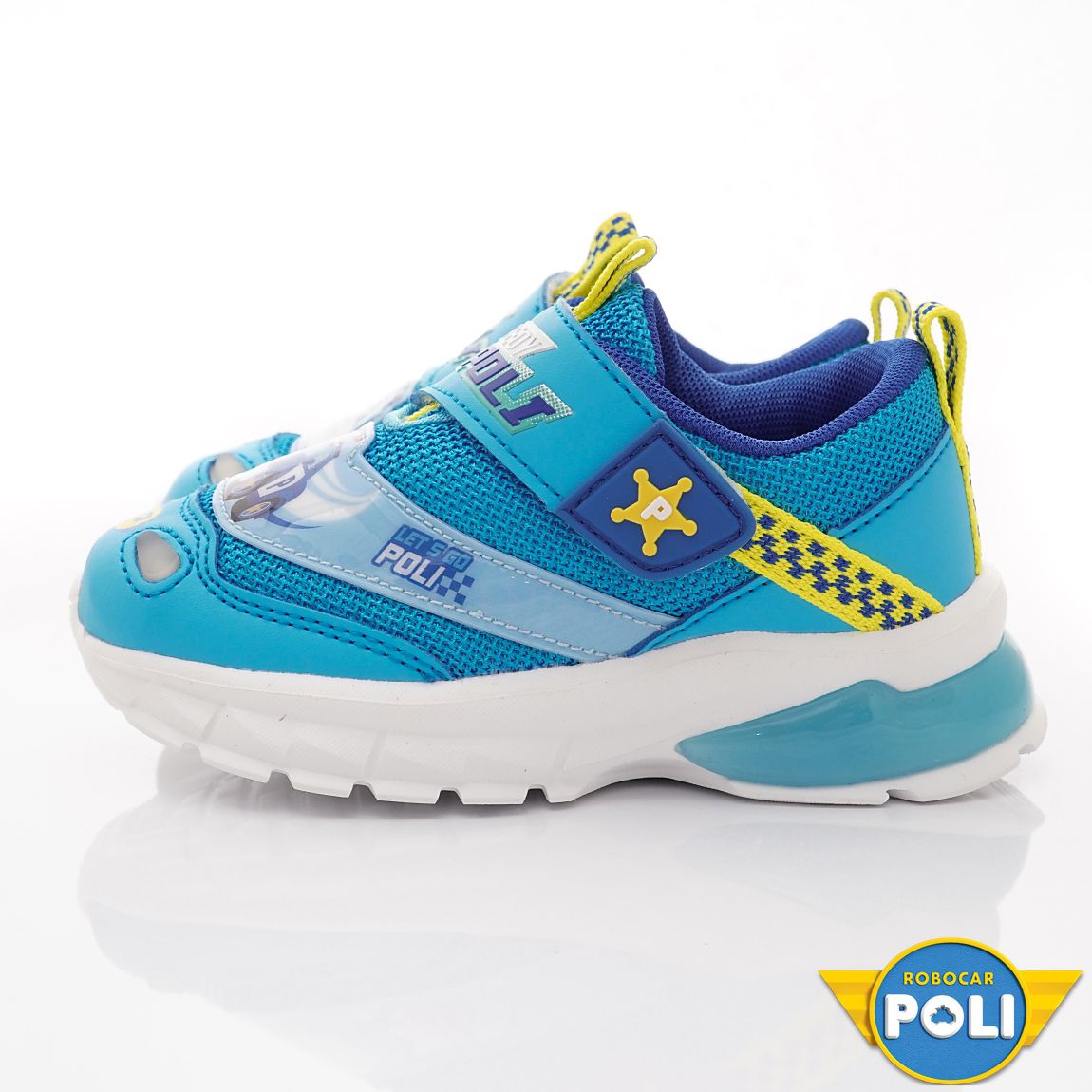 POLI 波力救援小英雄 - 電燈運動款(中小童段)-運動鞋-藍