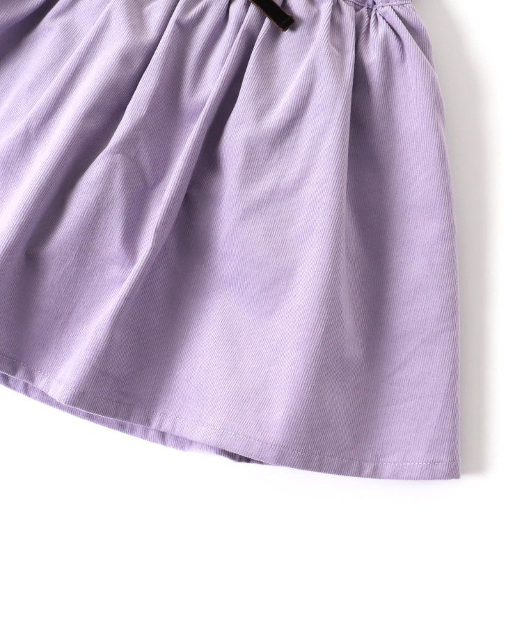 日本 apres les cours - 燈芯絨甜美冬季褲裙-紅格紋