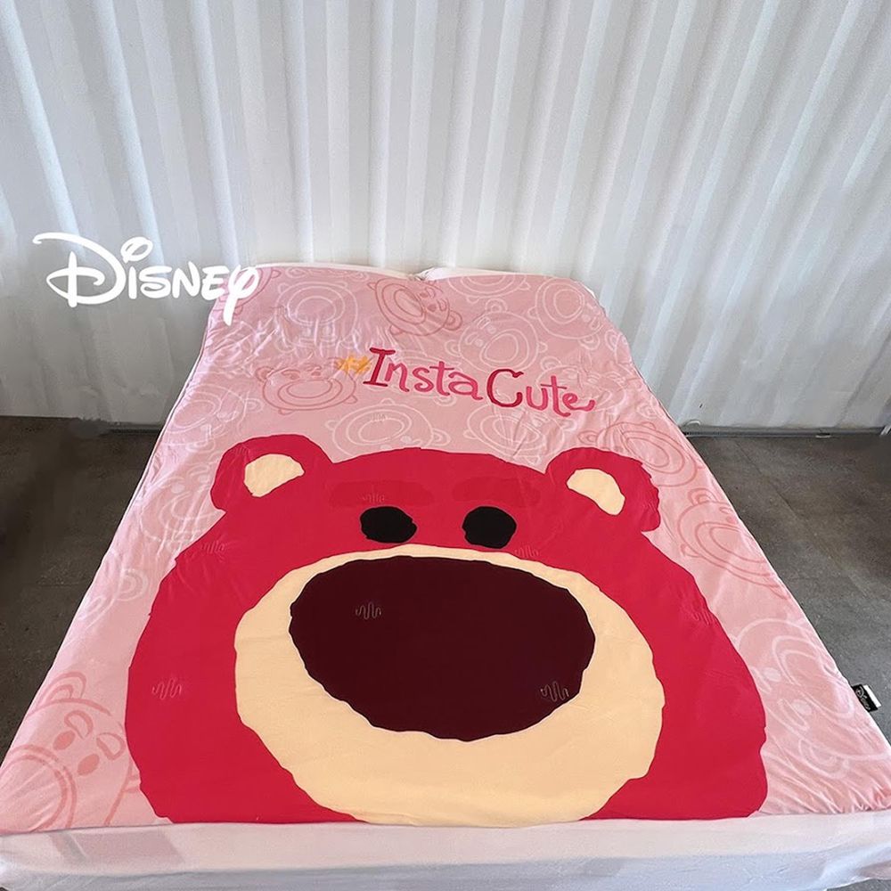 Disney 迪士尼 - 涼感冰絲被-粉紅熊抱哥 (150X180cm)