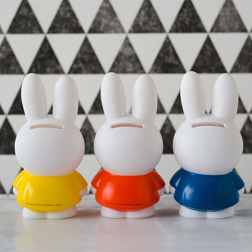 Miffy 米菲兔經典款公仔存錢筒-小號 藍色
