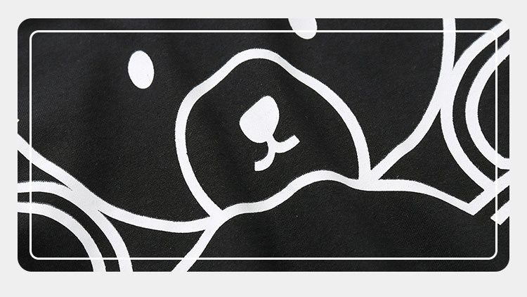 WELLKIDS - 圓領休閒百搭長袖上衣/大學T-大臉熊熊-橘色