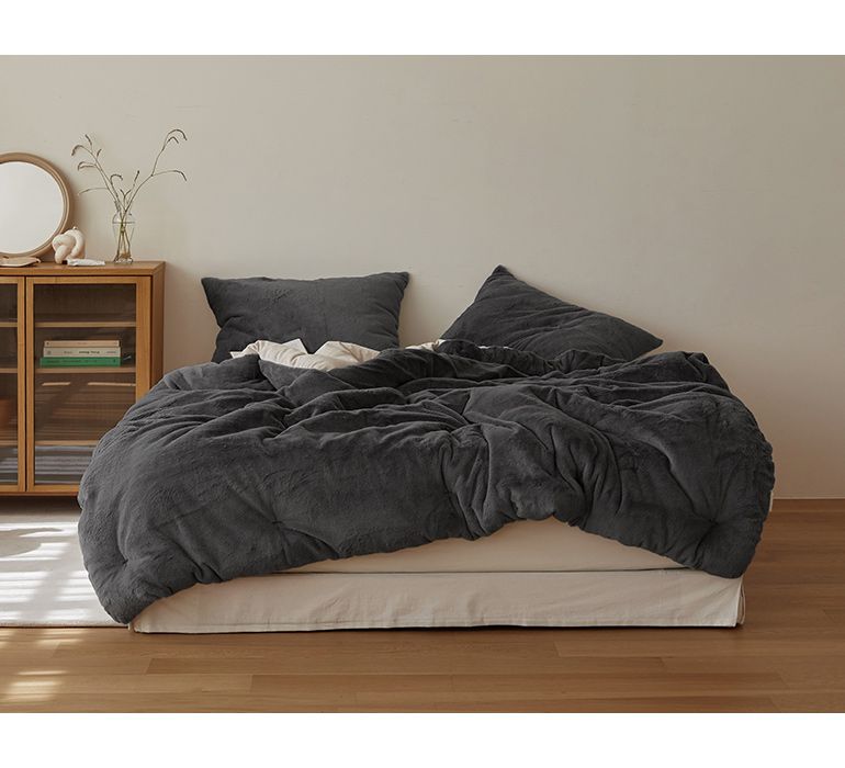 韓國 Maatila - 蓬鬆感高密度絨毛保暖棉被-芝麻燕麥