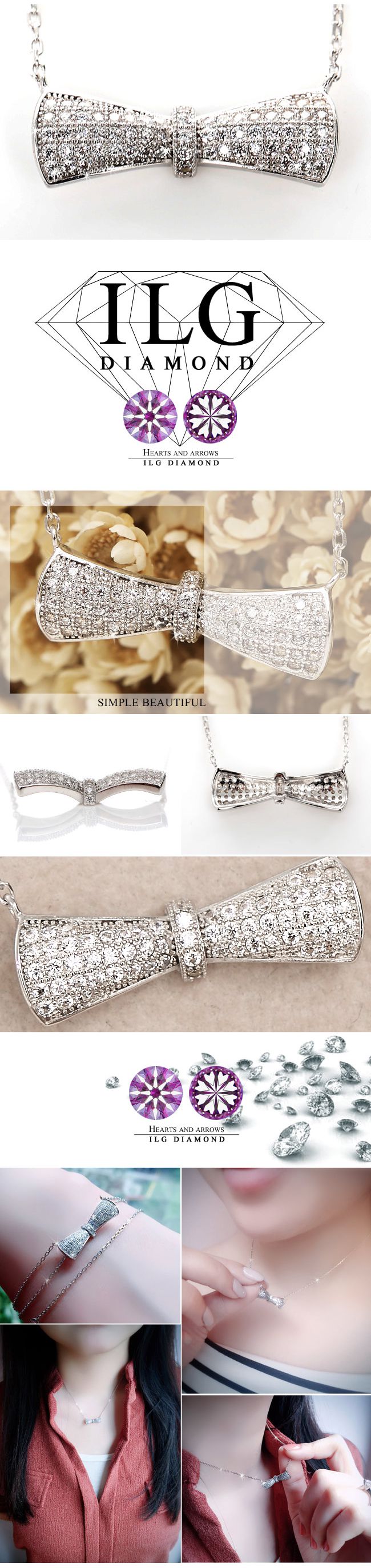 美國ILG鑽飾 - Perfect lover 完美情人結 珠寶手工滿鑽密鑲-頂級美國ILG鑽飾，媲美真鑽亮度的鑽飾(戀愛密語 送禮首選)-加贈高級珠寶級絨布盒1個-s925純銀外層電鍍頂級白K金，可戴著洗澡