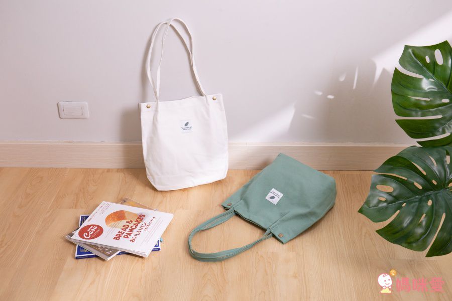 韓版 - 帆布包(有暗袋)-玫瑰粉