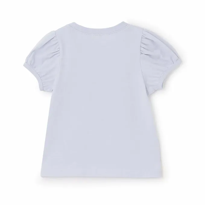 日本 Lycee mine - miffy聯名 速乾抗皺印花泡泡短袖上衣-粉紅