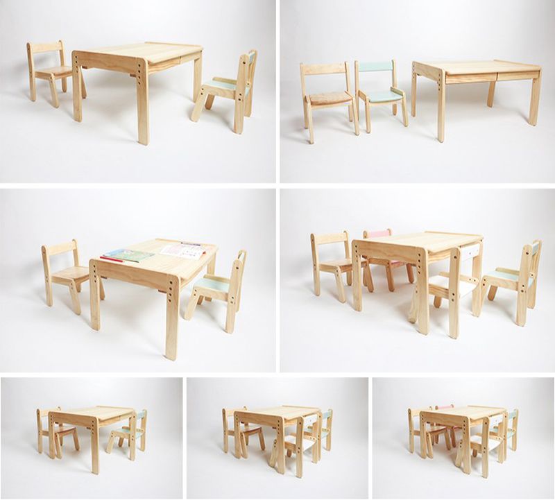 日本Yamatoya ◆ 小小畢卡索系列 幼兒書桌椅組！在家也要蒙特梭利❤