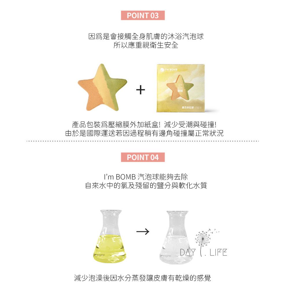 玩玩 Play - 韓國 I'm BOMB夢幻世界沐浴汽泡球-雲朵-約重120g