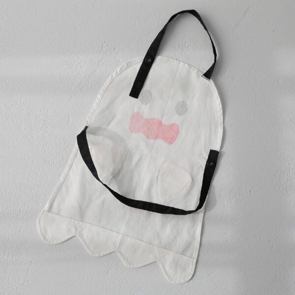 日本 Baby Room - 白色幽靈兒童圍裙 (100cm-120cm)
