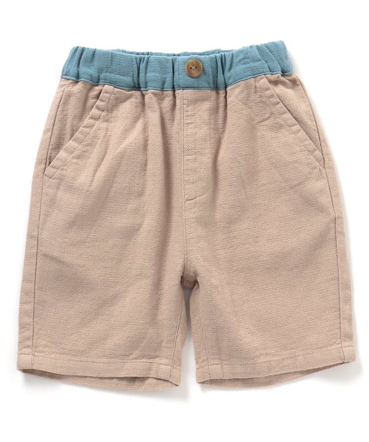 日本 apres les cours - 時髦風格工裝短褲-格子-灰