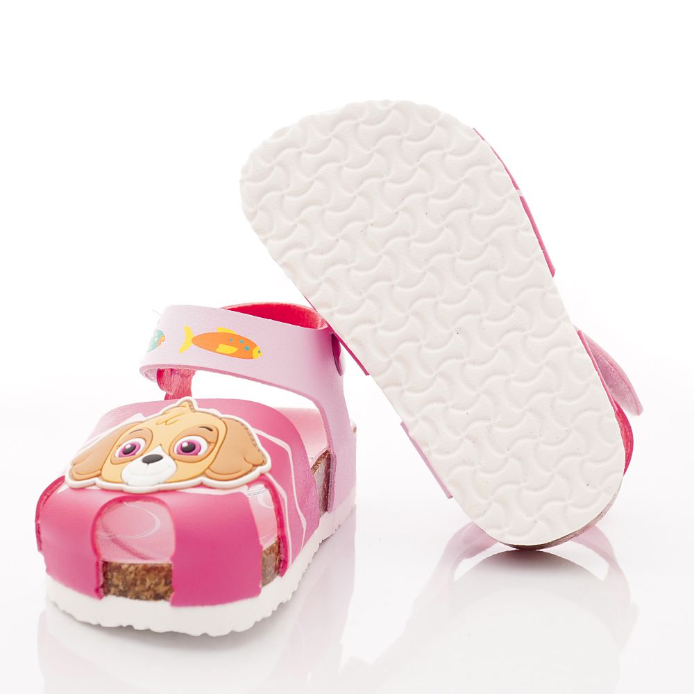 汪汪隊立大功 - 護趾涼鞋(中小童段)-桃紅