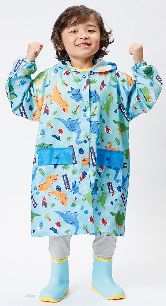日本 SKATER 代購 - 兒童雨衣(附安全反光貼條)-海底好朋友 (110~125cm通用)