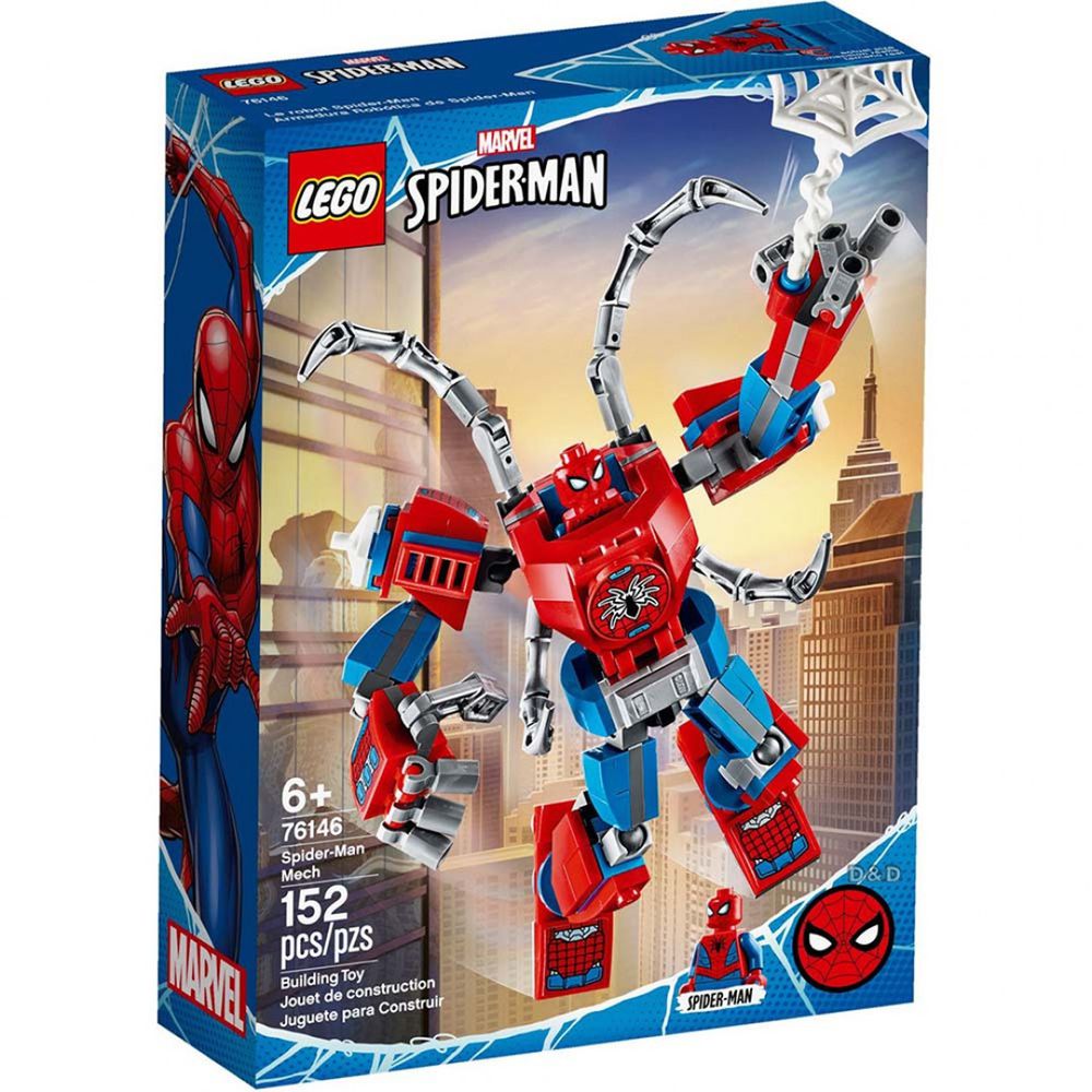 樂高 LEGO - 樂高 SUPER HEROES 超級英雄系列 -  Spider-Man Mech 76146-152pcs