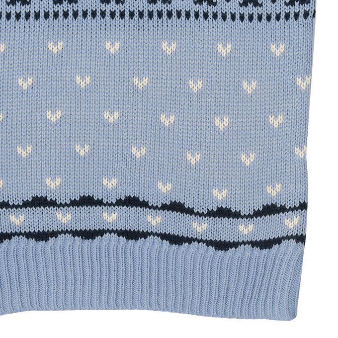 akachan honpo - 針織洋裝-淺藍色