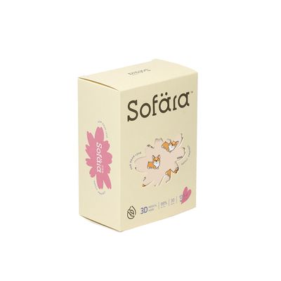 舒芙氧Sofära - 幼童3D空氣口罩-短腿柯基款-3-6歲適用-30入/盒