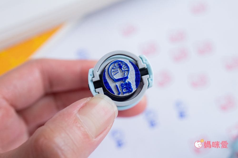 吉祥刻印 - 美樂蒂橡皮事務回墨印章-紫色墨-印面尺寸:圓形直徑1.2cm (印面尺寸:圓形直徑1.2cm)