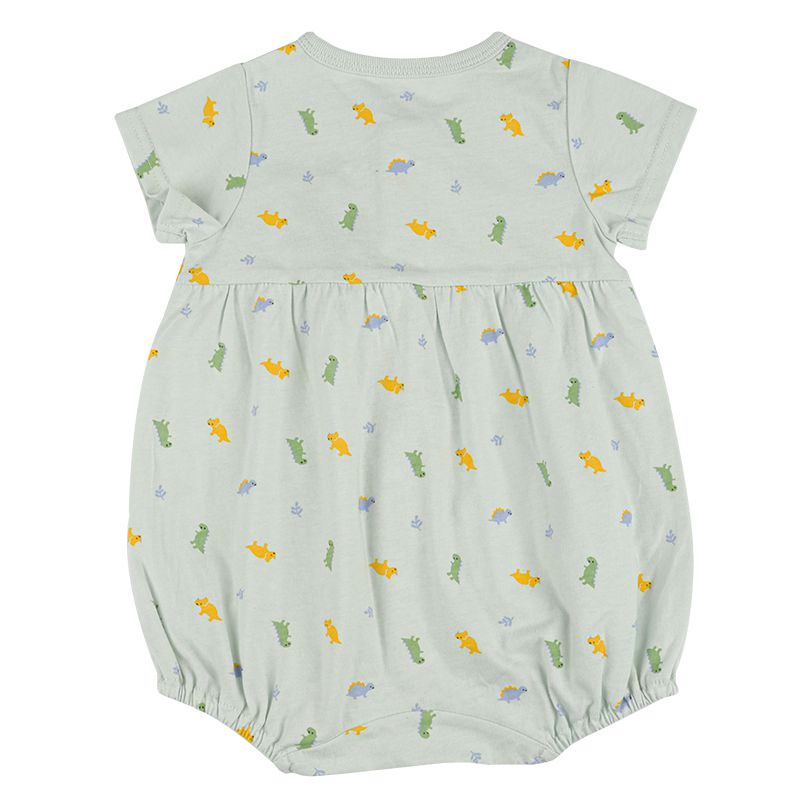 akachan honpo - 短袖兔裝-恐龍-淺藍色