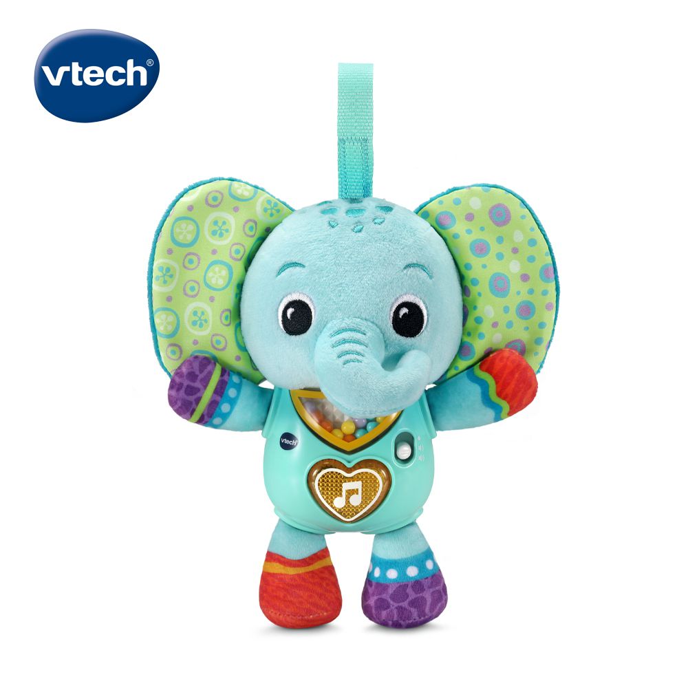 可掛式音樂安撫抱偶-藍寶象