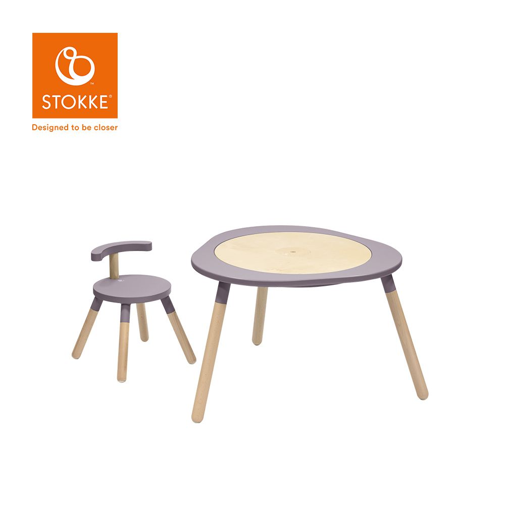 Stokke - 挪威 MuTable V2 多功能遊戲桌入門組 (一桌一椅)-丁香紫