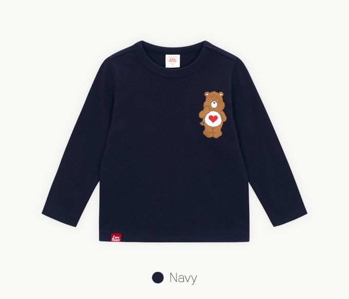 韓國 Care Bears - 聯名款彩虹熊印長袖上衣-白