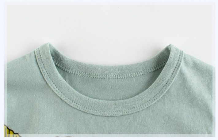 純棉短T-恐龍出動-綠色