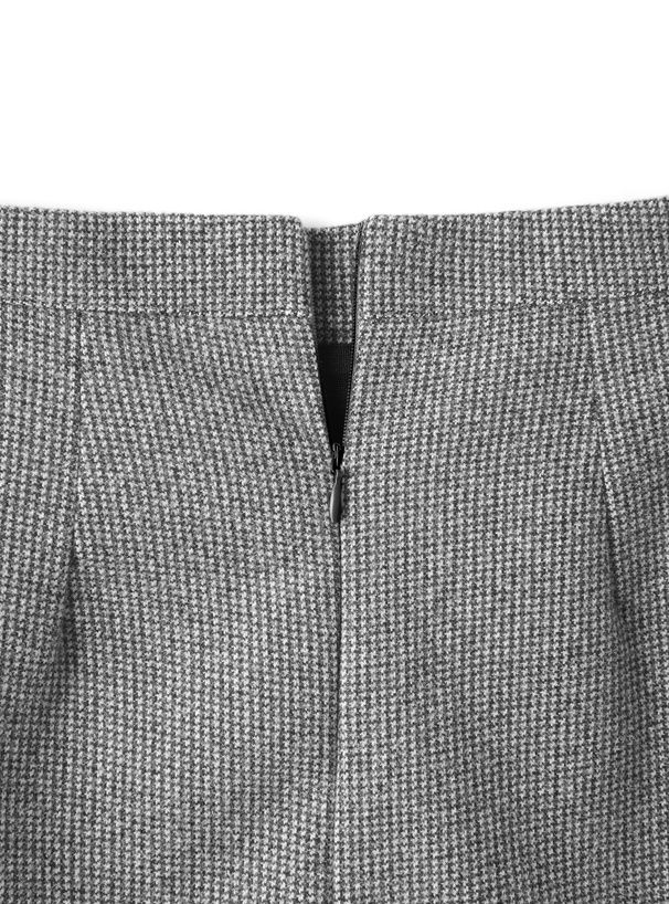 日本 GRL - 千鳥格紋百搭短裙-深灰