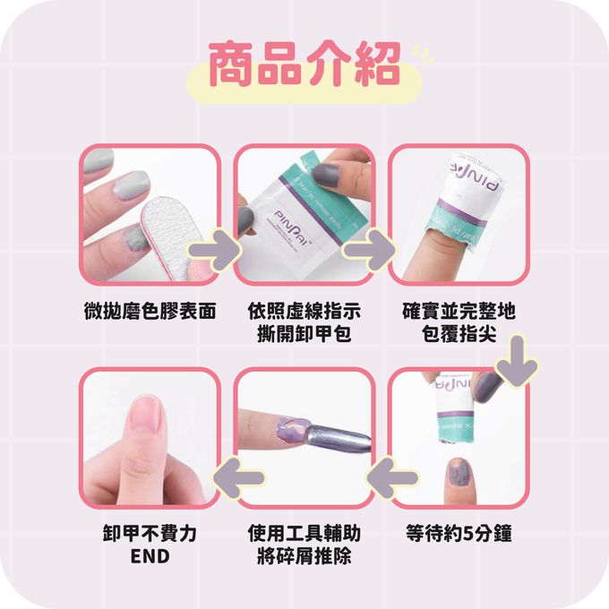 台灣 Cosplus 光妍 - 卸甲包-10入