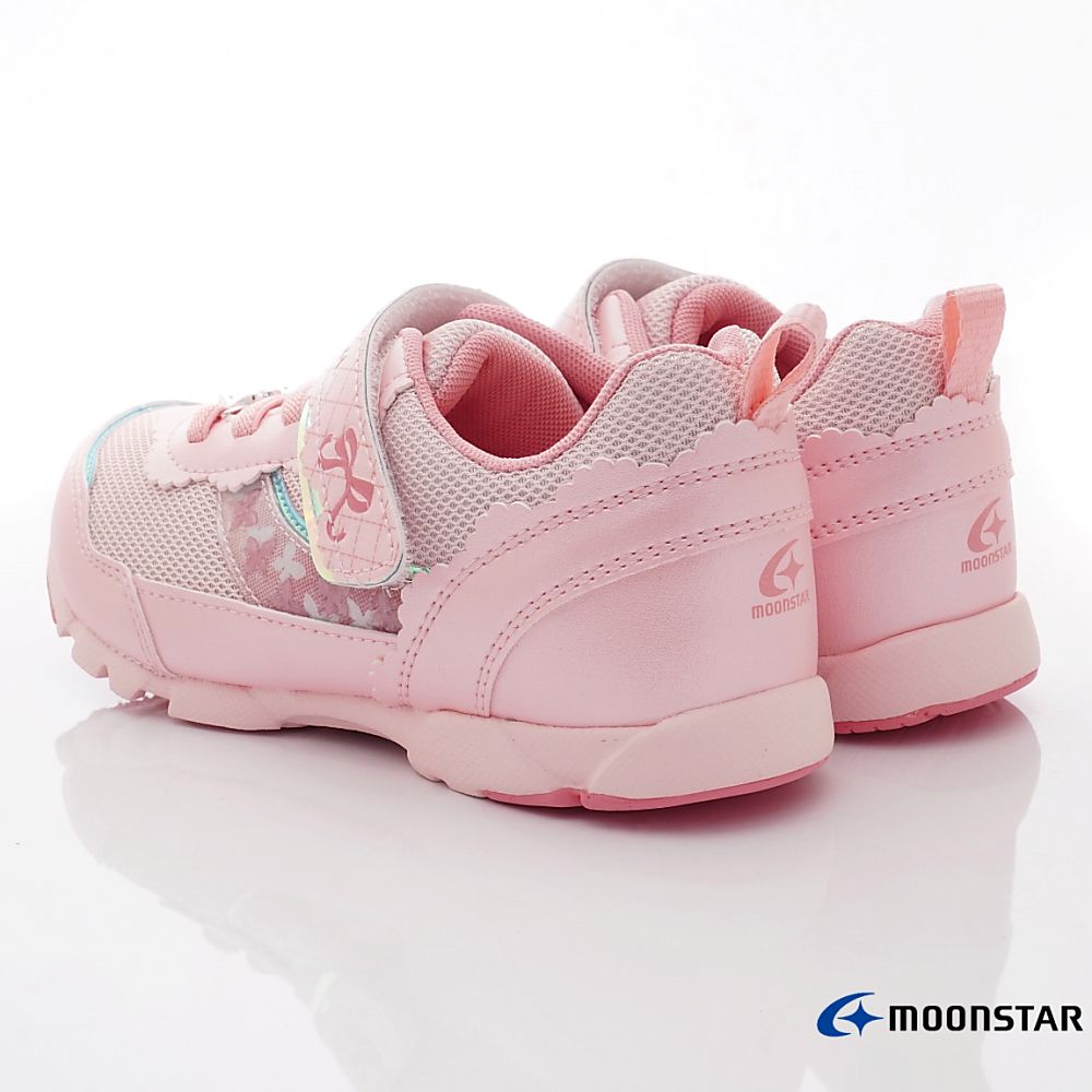 Moonstar日本月星 - 甜心競速運動款(中小童段)-運動鞋-粉