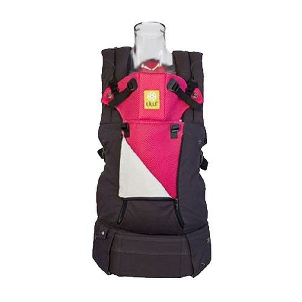 美國 LÍLLÉbaby - Complete 6-in-1 包覆型全齡背巾-All Season-四季旗艦款-C.Berry 桃紅-NB(3.2kg)-20kg