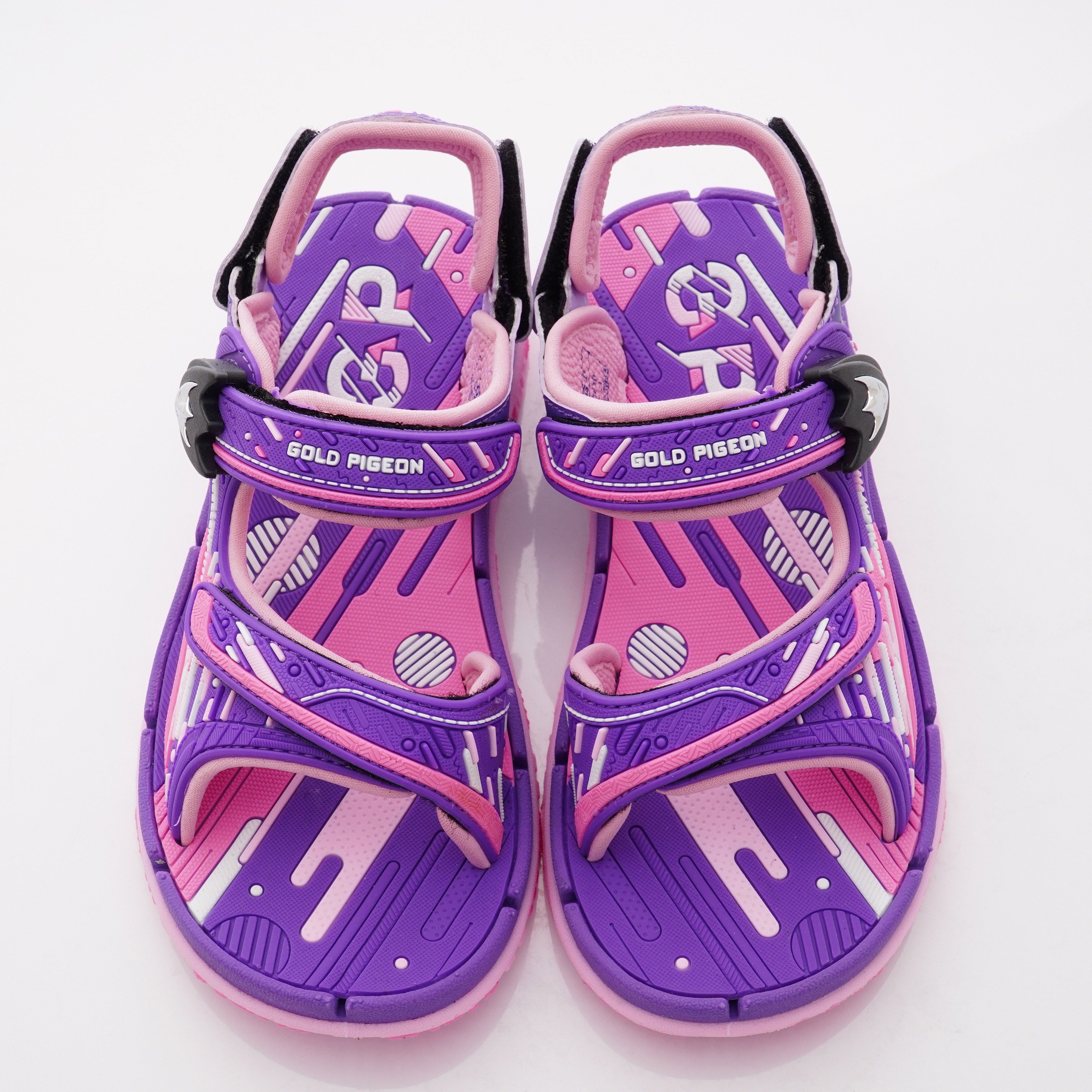 G.P - 運動磁扣兩穿涼拖鞋款(中小童段)-紫