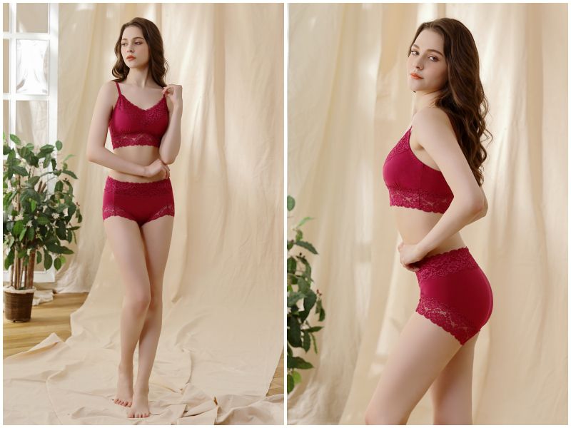 香茉 CHANMODE - 石墨烯循環體雕褲-黑/灰/紅/藍-內褲x4件