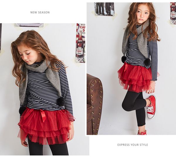 女寶最愛穿著第一名！Little moni 甜美紗裙、內搭褲