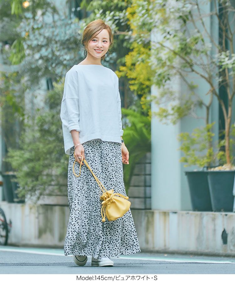 日本 Kobe Lettuce - 聯名款 船領百搭長袖上衣-素色-芥黃