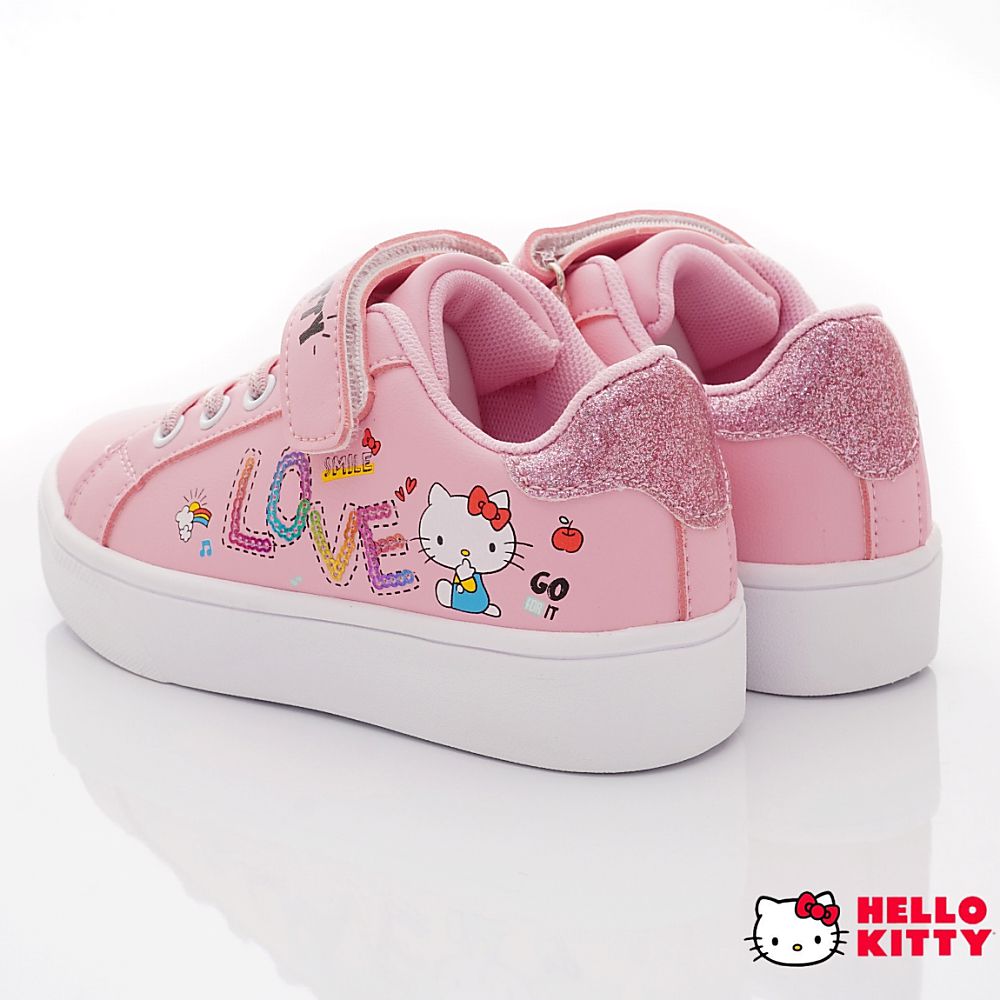 HELLO KITTY - 凱蒂貓繽紛抗菌休閒鞋款(中大童款)-粉