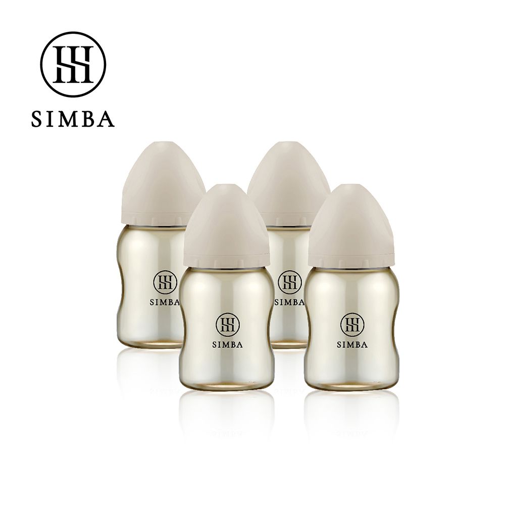 蘊蜜鉑金PPSU寬口防脹氣奶瓶4支組(200ml)-小流量新生適用-杏茶-200ml