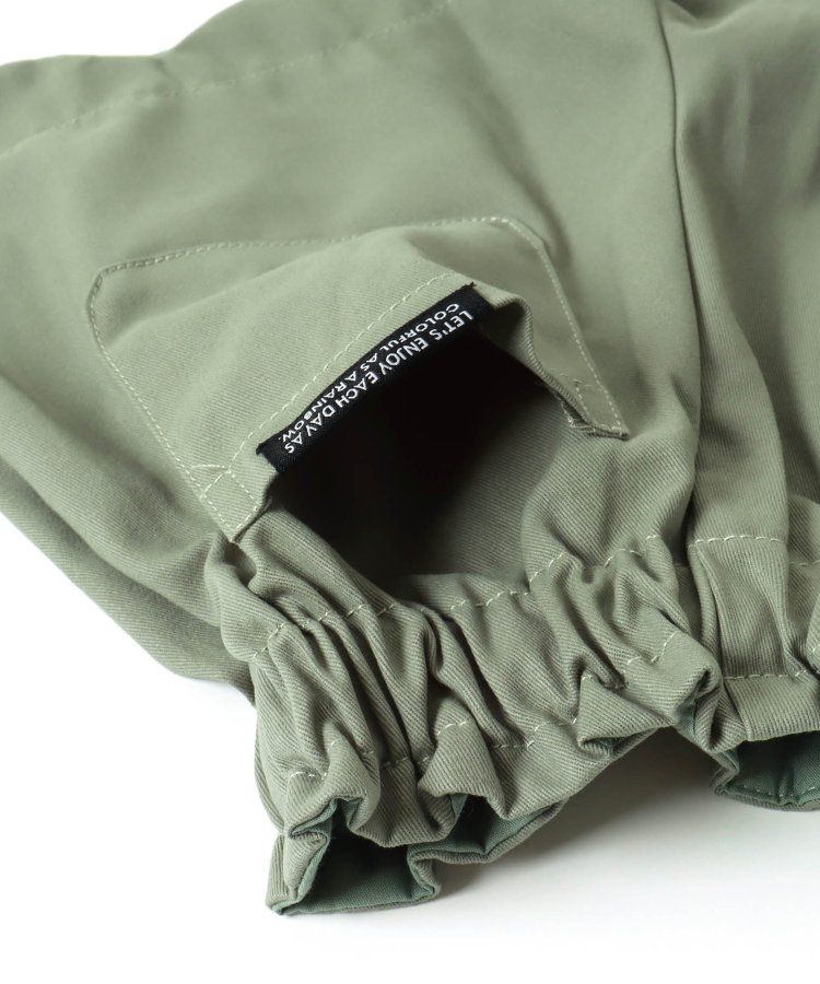 日本 BREEZE - 俏麗扇形邊鬆緊短褲-斑點-黑