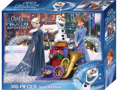 京甫 - 雪寶的佳節冒險 300片盒裝拼圖(A)-雪寶的佳節冒險