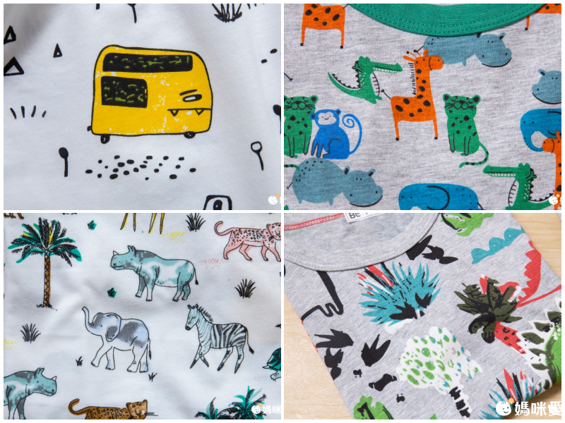 彩色車車純棉短袖上衣