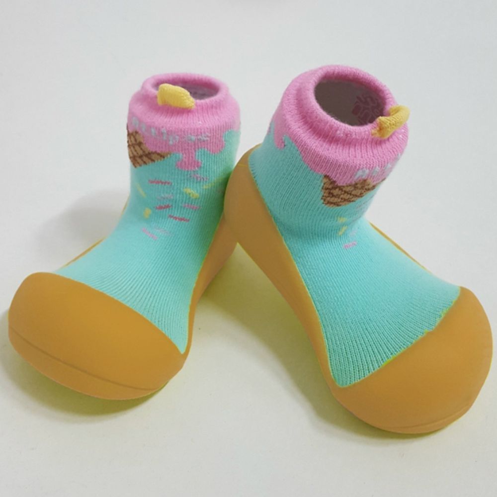 韓國 Attipas - 襪型學步鞋-冰淇淋甜桶