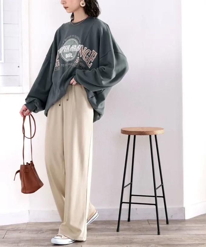 日本 Classical Elf - ＋3度 吸濕保暖裏起毛休閒長褲-黑