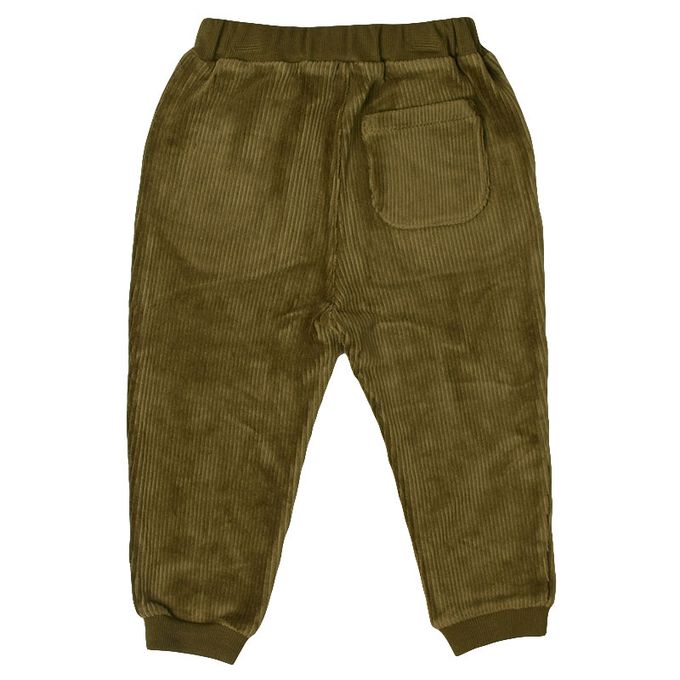 akachan honpo - 10分蓬蓬褲-燈心絨-軍綠色