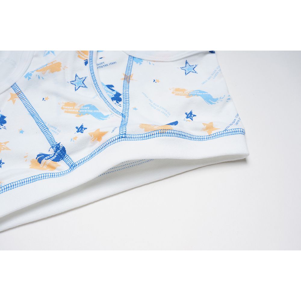 Annypepe - 男童純棉星星狂想曲三角褲-淺藍 (110-150cm)