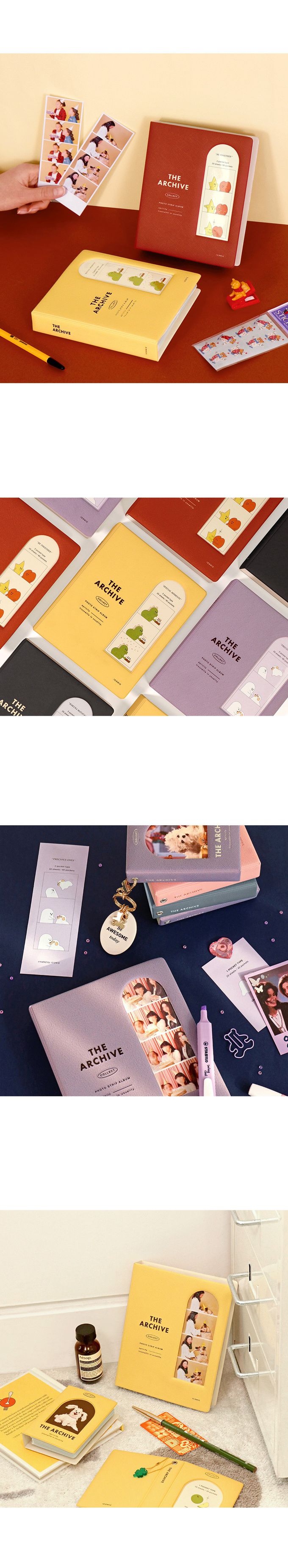 韓國 ICONIC - 韓國製人生四格照收藏相簿-起司黃 (13.8x17x3cm)