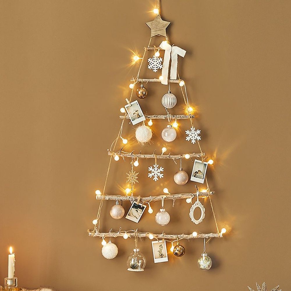 韓國 Bebe Deco - DIY聖誕樹/聖誕壁飾燈-白雪童話 (樹高80cm，樹寬68cm，約0.6kg)-『LINE禮物專屬』