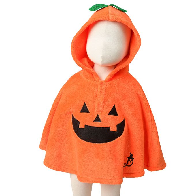 akachan honpo - 南瓜燈籠斗篷-橘色