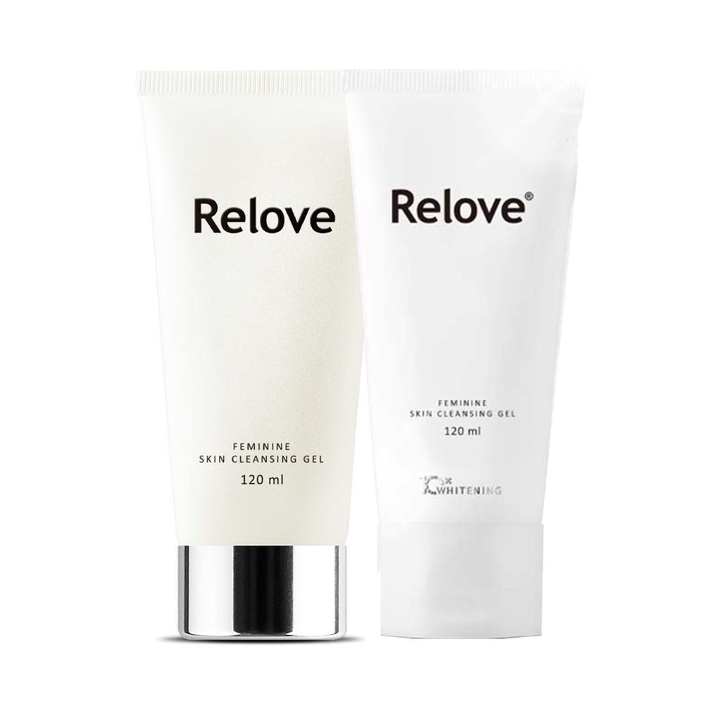 Relove - 私密清潔完美守護套組-潔凝露120ml+美白潔露120ml